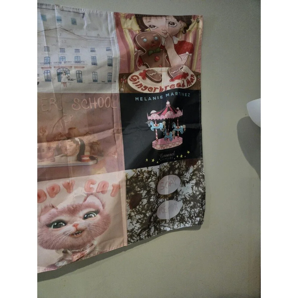 Melanie Martinez music album cover collage tapestry